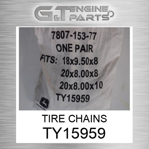 Ty15959 tire chains - chains, john