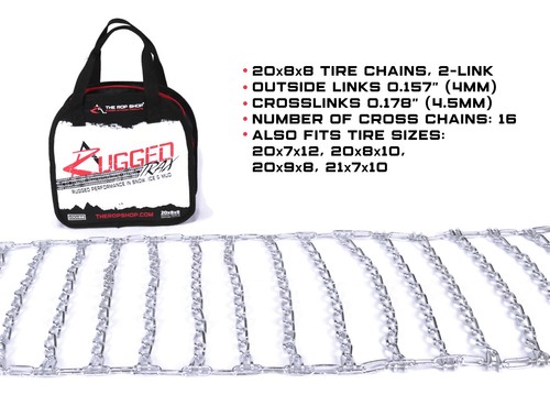 Pair link tire chains - link,